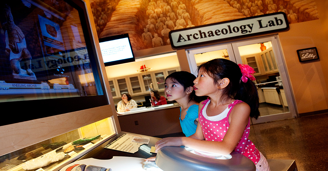 Treasures of the Earth exhibit branding