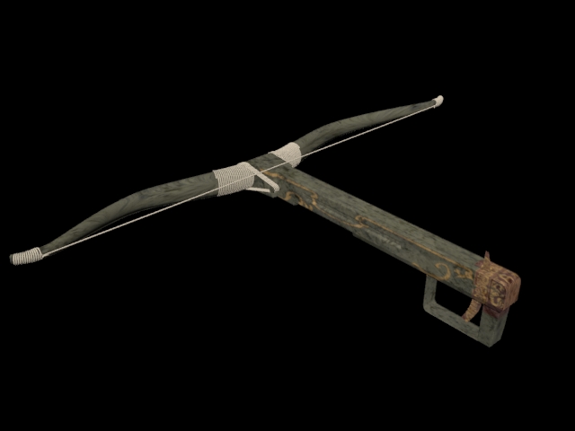 3D model of a warrior crossbow