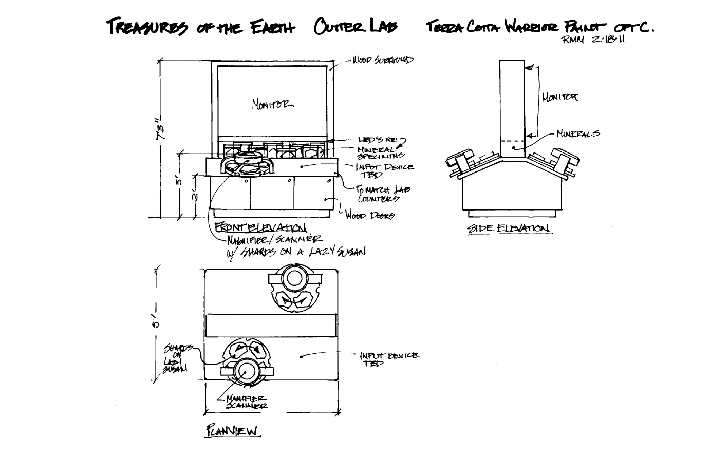 The physical kiosk design