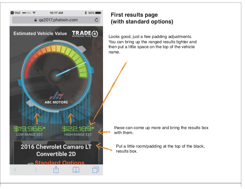 PERQ mobile UX review page 1