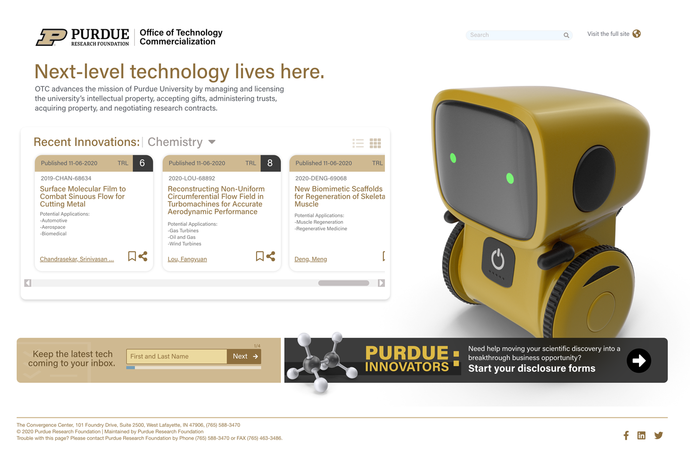 Advancing the Office of Commercial Technology